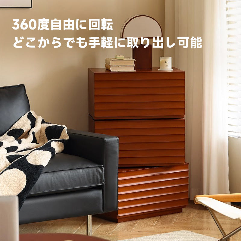 木製デザイン収納キャビネット