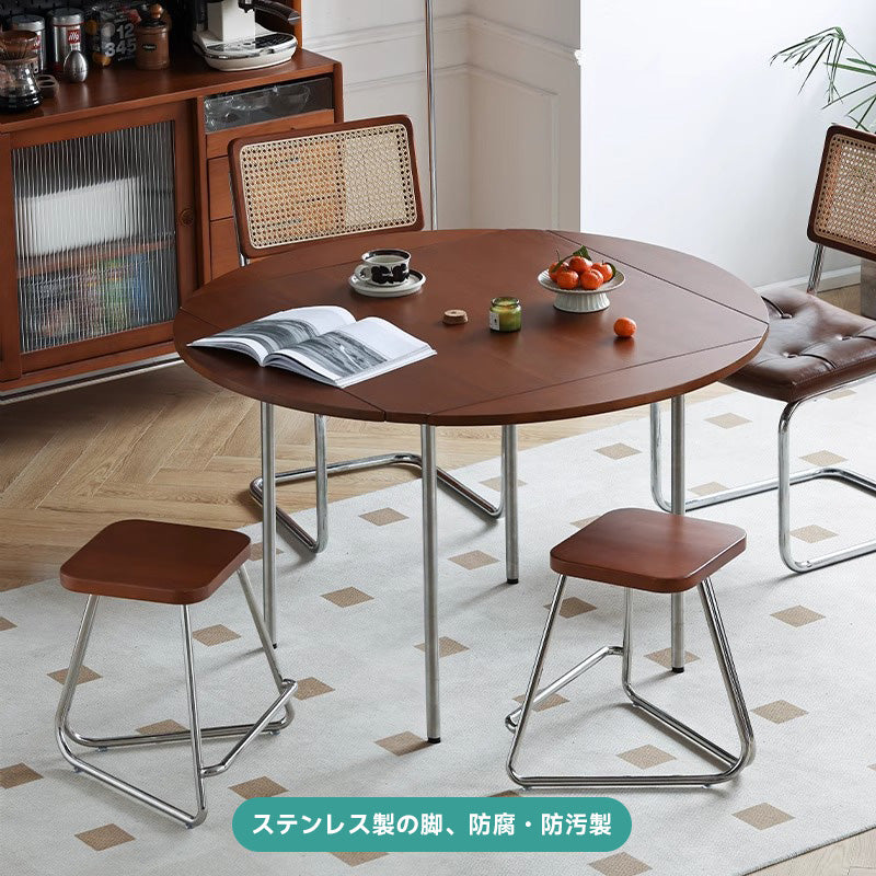異素材三角スツール