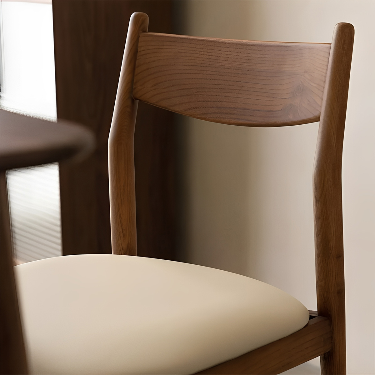 Woody Prime Walnut ウォールナット材 クラシック木製ダイニングチェア