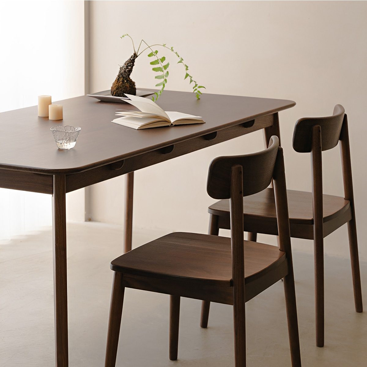 Woody Prime Walnut クラシックウッドダイニングチェア