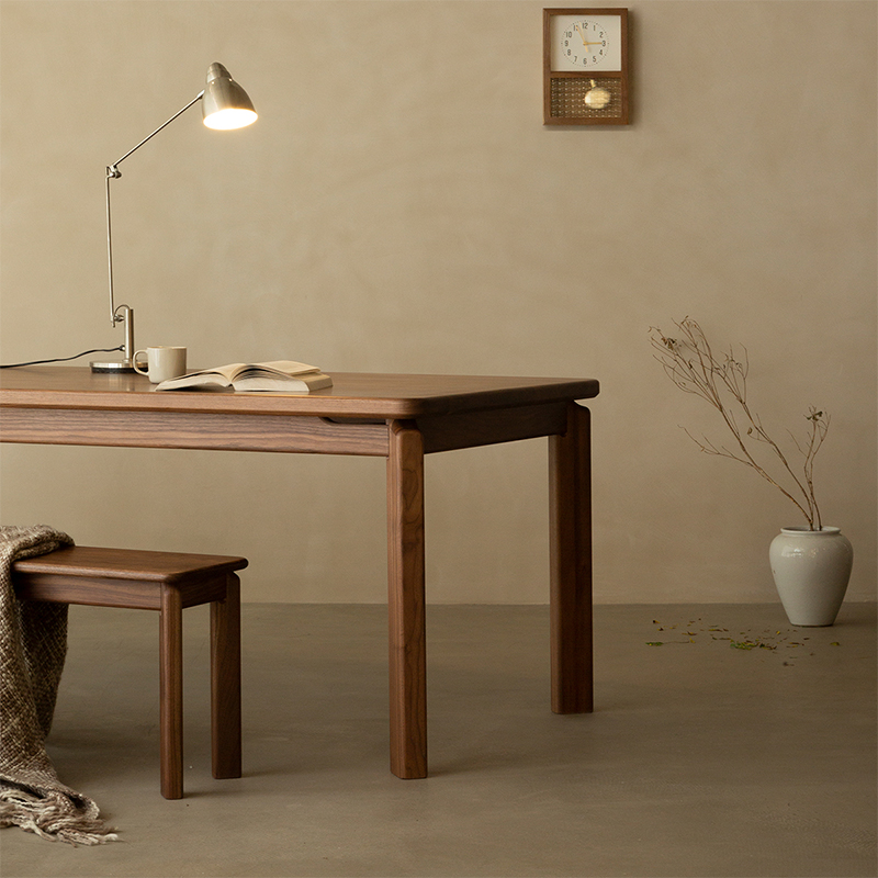 Woody Prime Walnut ウォールナット材 クラシック木製ベンチ