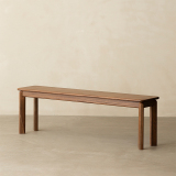 Woody Prime Walnut ウォールナット材 クラシック木製ベンチ