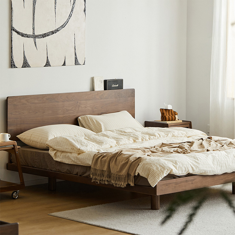 Woody Prime Walnut ウォールナット材 フラットベッド | 木製で高級感