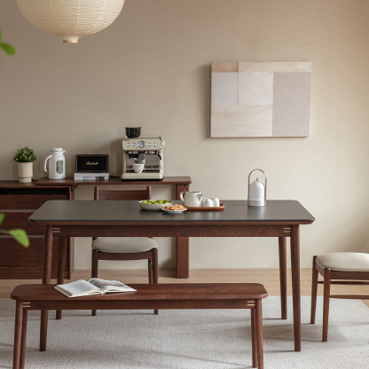 Woody Prime Walnut ウォールナット材 ダイニングベンチ