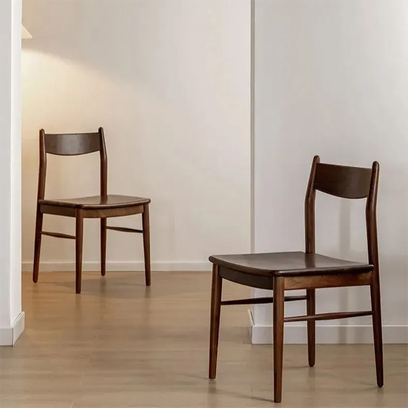 Woody Prime Walnut ウォールナット材 天然木ベーシックダイニングチェア