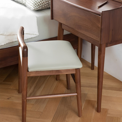 Woody Prime Walnut ウォールナット材 ドレッサースツール