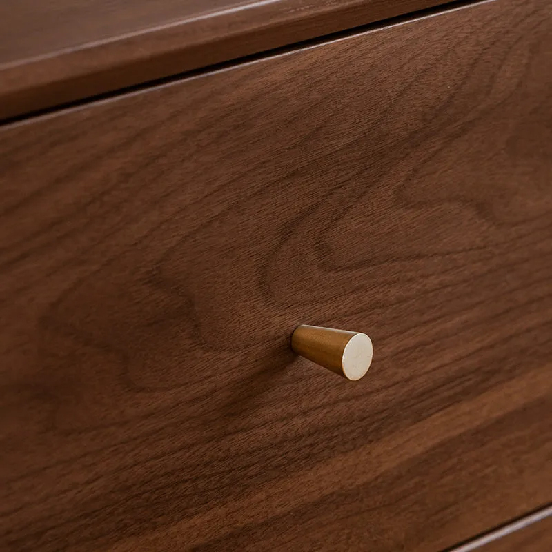 Woody Prime Walnut ウォールナット材 北欧風木製9マスキャビネット