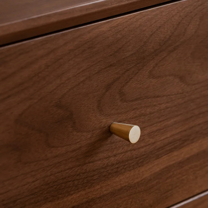 Woody Prime Walnut ウォールナット材 北欧風木製9マスキャビネット