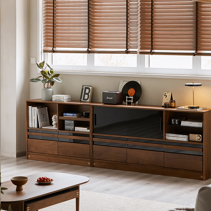 プライウッド・ボウル（ウォールナット材） Woody Prime Walnut ウォールナット材 大容量組み合わせサイドボード