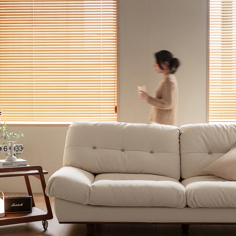 Woody Prime Walnut ウォールナット材 クラシッククッションクラウドソファ【カスタマイズ可】