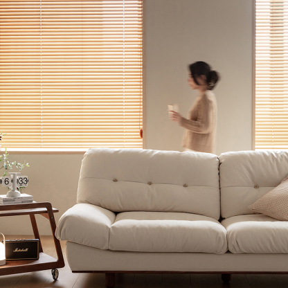 Woody Prime Walnut ウォールナット材 クラシッククッションクラウドソファ【カスタマイズ可】