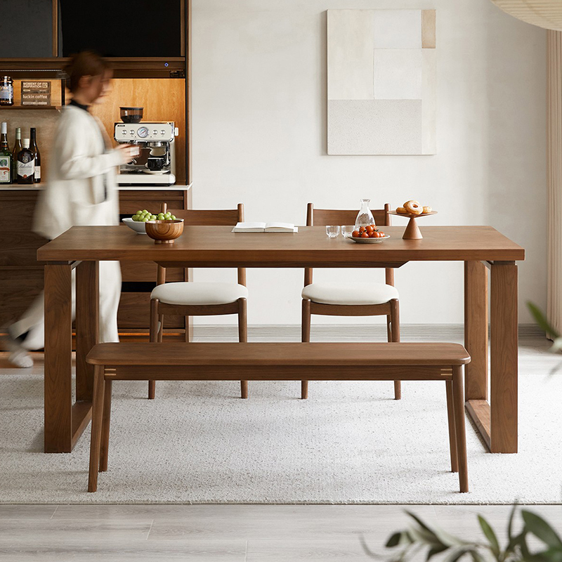 Woody Prime Walnut ウォールナット材 ナチュラルスタイル木製ダイニングテーブル