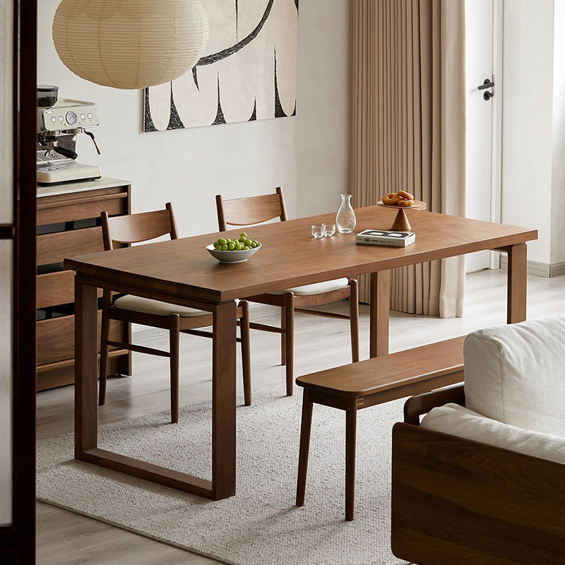 Woody Prime Walnut ウォールナット材 ナチュラルスタイル木製ダイニングテーブル