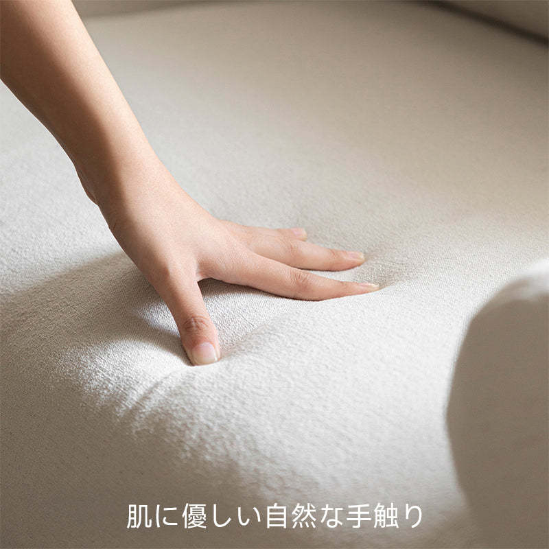 ナチュラル風リネンソファ