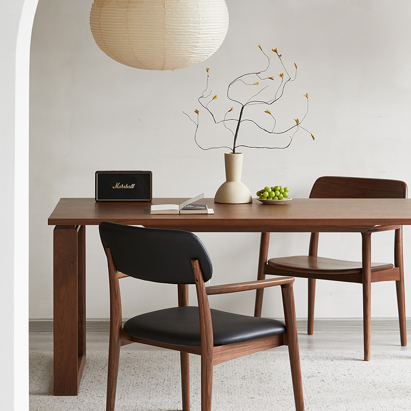 Woody Prime Walnut ウォールナット材 北欧風木製アームチェア