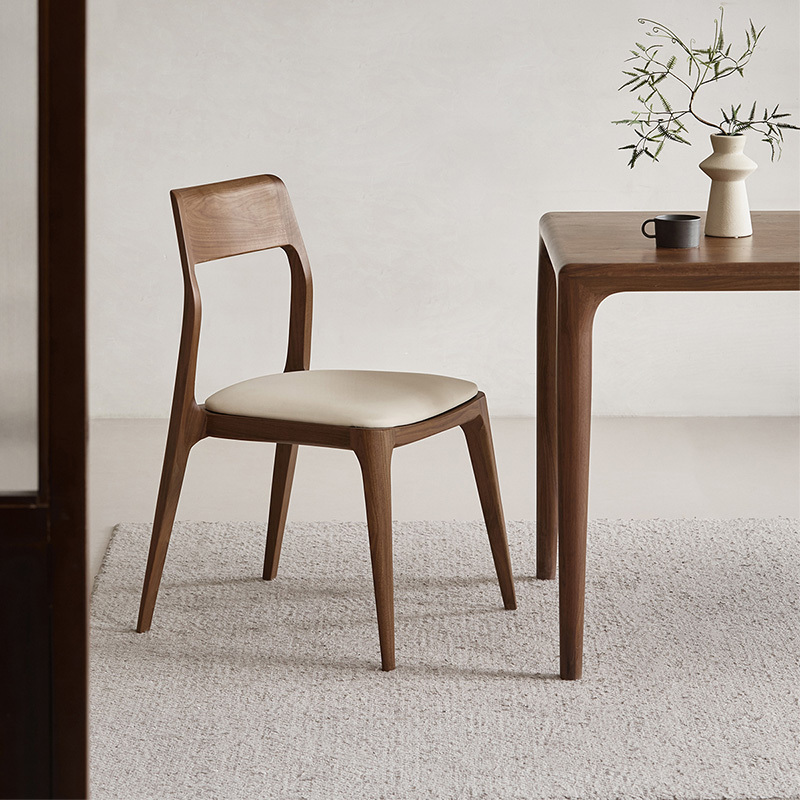 Woody Prime Walnut ウォールナット材 高級木製ダイニングチェア