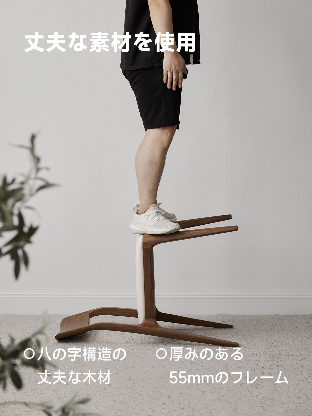 Woody Prime Walnut ウォールナット材 高級木製ダイニングチェア | 長