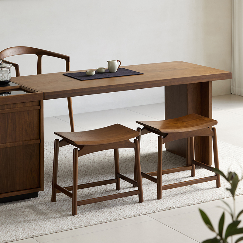 Woody Prime Walnut ウォールナット材 木製デザインスツール