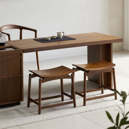 Woody Prime Walnut ウォールナット材 木製デザインスツール