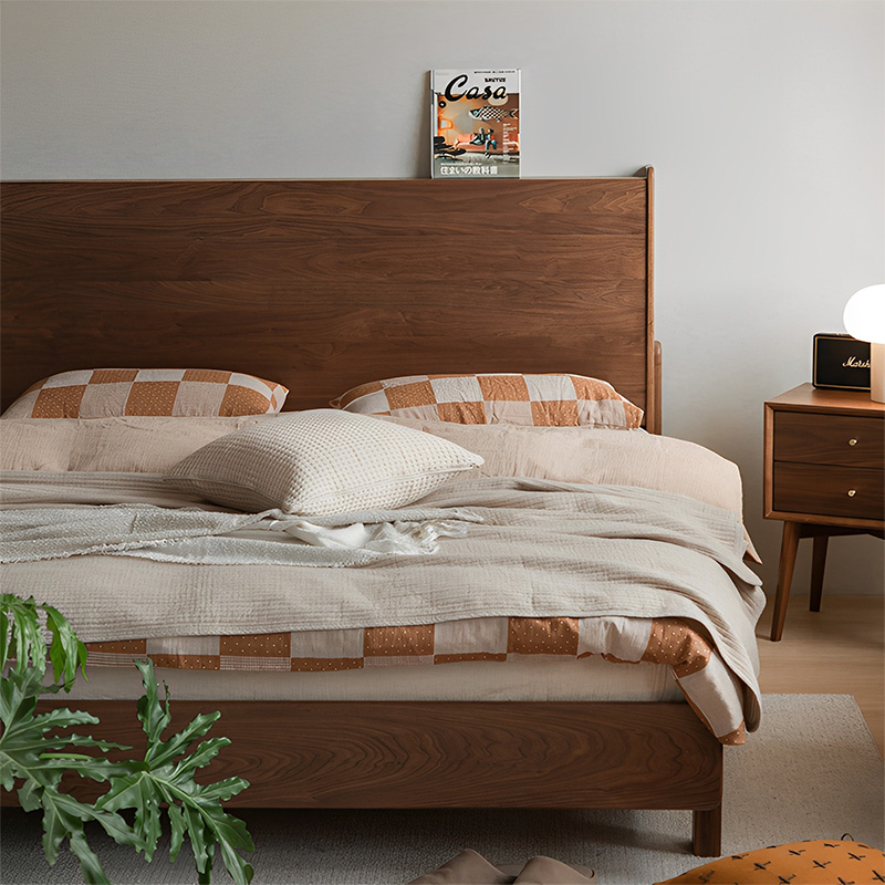 Woody Prime Walnut ウォールナット材 すのこベッド