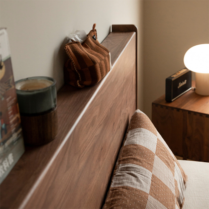 Woody Prime Walnut ウォールナット材 すのこベッド