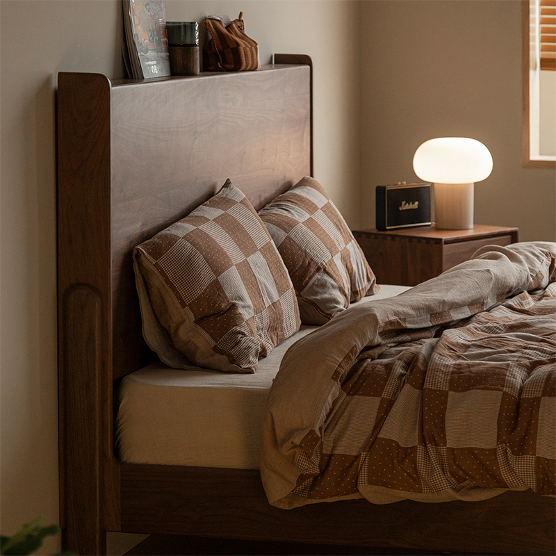 Woody Prime Walnut ウォールナット材 すのこベッド