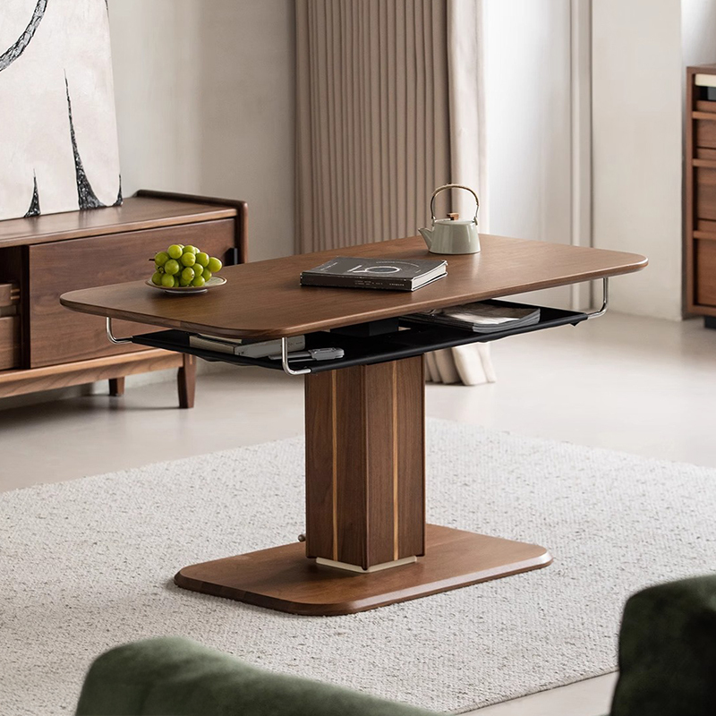 Woody Prime Walnut ウォールナット材 ヴァーティカル・リフトテーブル