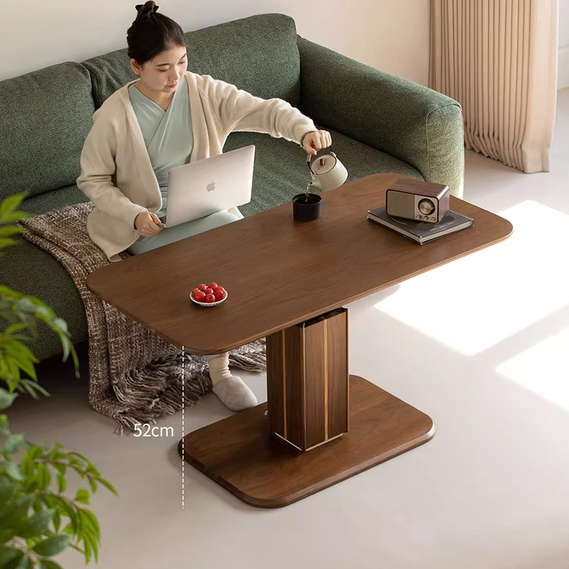 Woody Prime Walnut ウォールナット材 ヴァーティカル・リフトテーブル