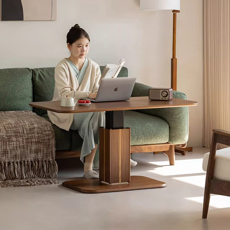 Woody Prime Walnut ウォールナット材 ヴァーティカル・リフトテーブル