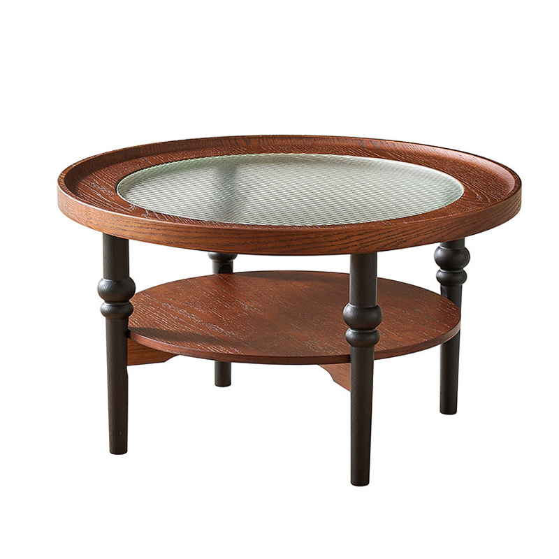 ラウンドデザインローテーブル