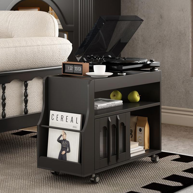 キャスター付きサイドテーブル