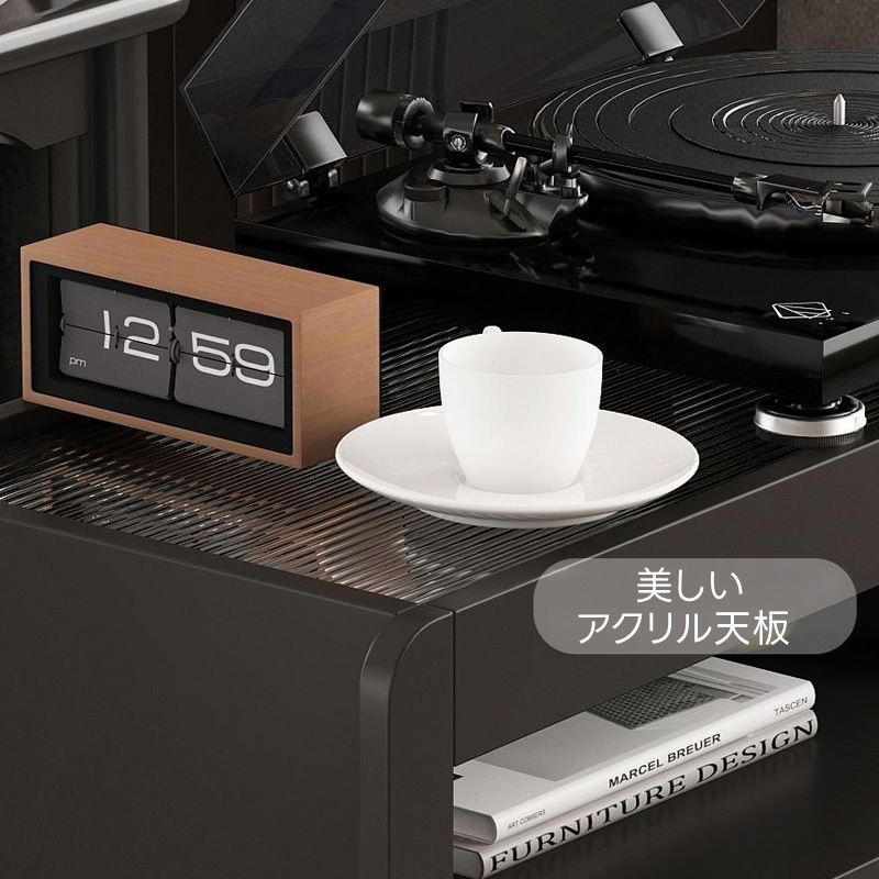 キャスター付きサイドテーブル