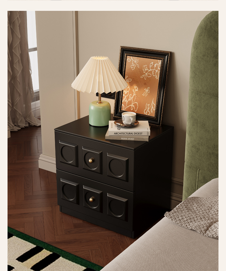 レトロタイルチェスト | 温かみのあるヴィンテージ調収納家具 – CAGUUU