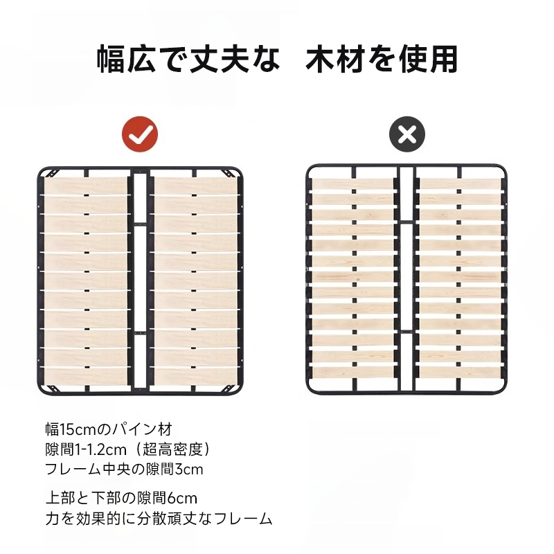 グレースヘッドボードベッド