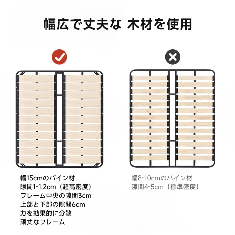 ふんわり背もたれレザーベッド