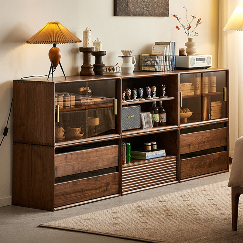 ブラックウォールナット材組み合わせキャビネット – CAGUUU