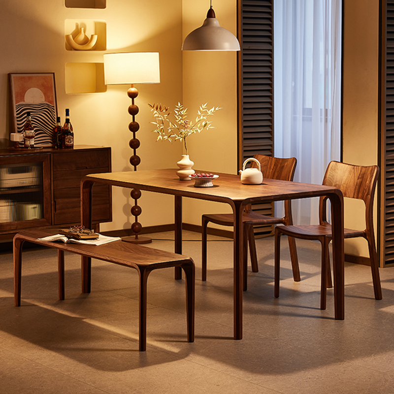 2P ベンチのみ ウォールナット 2P 総無垢材ワイドダイニング Cursus クルスス より 最短1月12日出荷 ベンチ ダイニング 総無垢材ワイドダイニングシリーズ