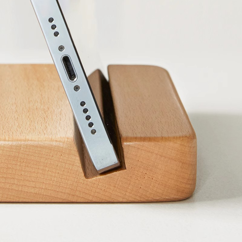 ブナ材 スマホスタンド