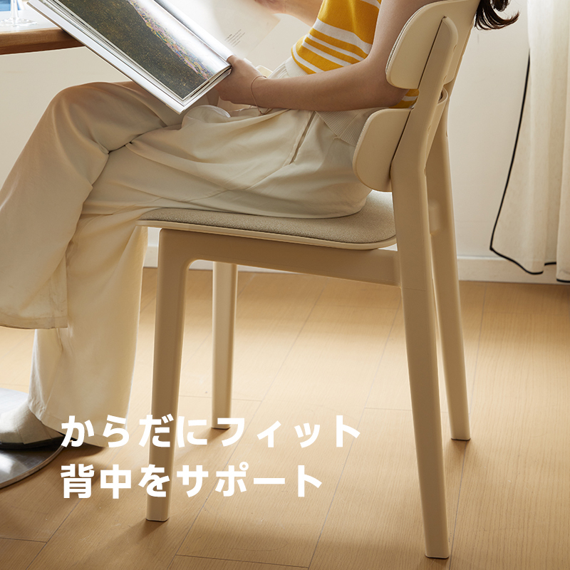 リネンダブルバックチェア