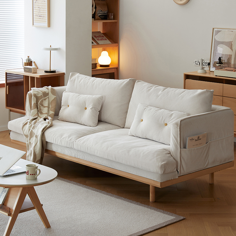 ポケット付きゆったりソファ【カスタマイズ可】