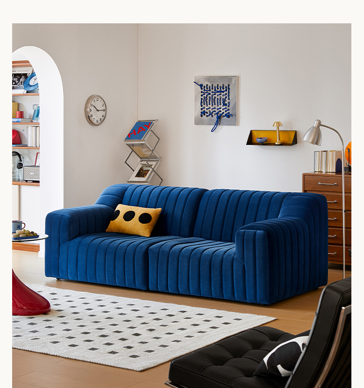 ベルベットコンフォートソファ | 柔らかな質感と高級感を兼ね備えた