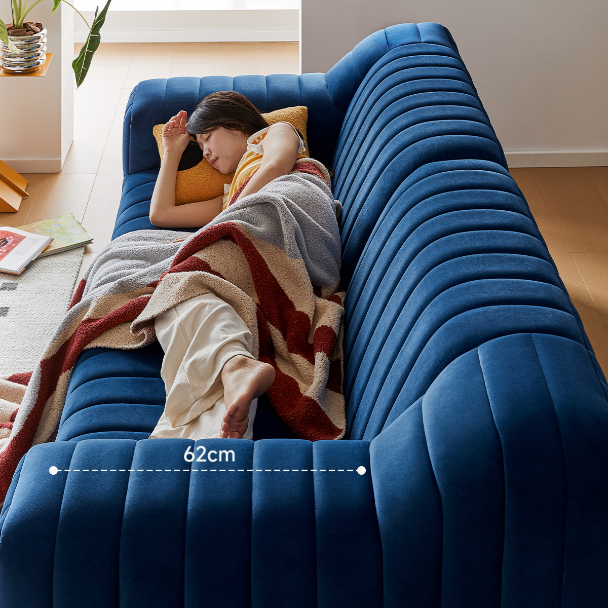 ベルベットコンフォートソファ