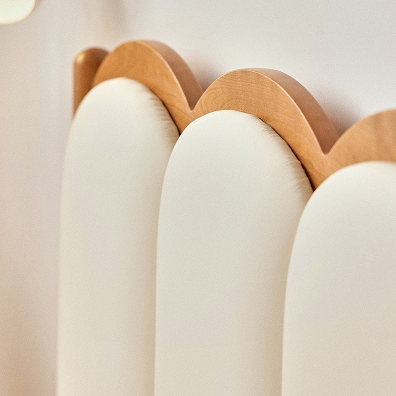 チェリー材 フレンチ調ウッドベッド