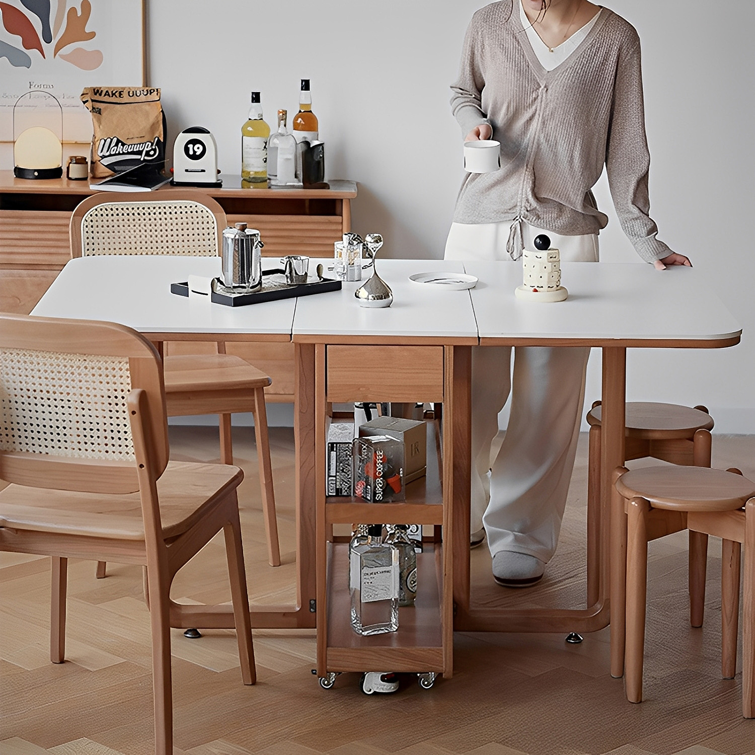 折り畳み式多目的テーブル