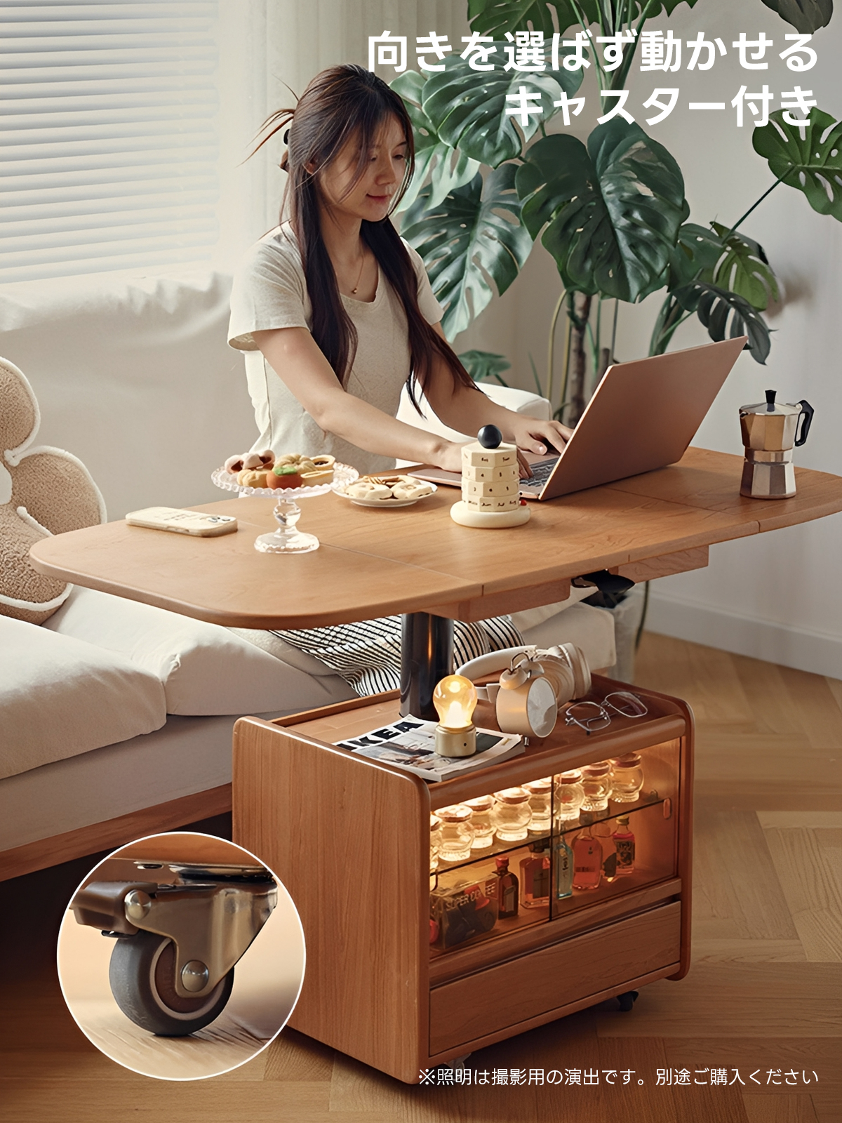 イタリアンモダン大理石サイドテーブル | 上質な空間を彩る