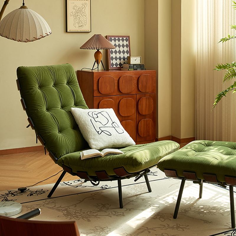 ベルベットリクライニングチェア | 仏アンティークの気品、快適