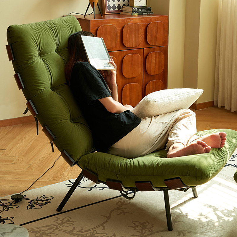 ベルベットリクライニングチェア