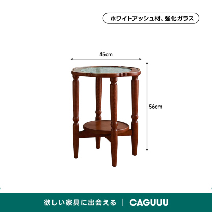 光と風が奏でる自然の中で過ごす時間を楽しむ為のハンドメイド木琴柄ローテーブル フラワーローテーブル | 花形デザインと収納性を兼ね備えた