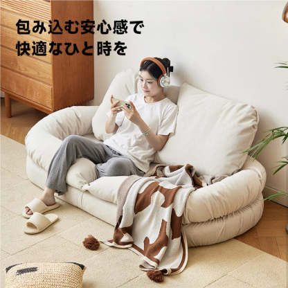 リクライニングソファベッド