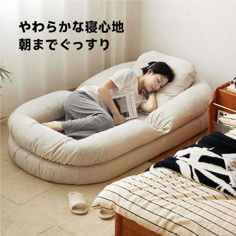 リクライニングソファベッド | ソファとベッドの2WAY仕様 高品質素材を